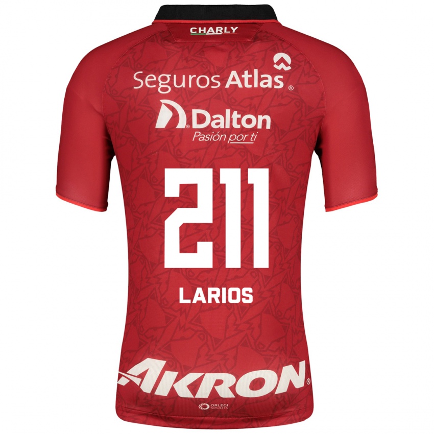 Criança Camisola Israel Larios #211 Vermelho Alternativa 2023/24 Camisa