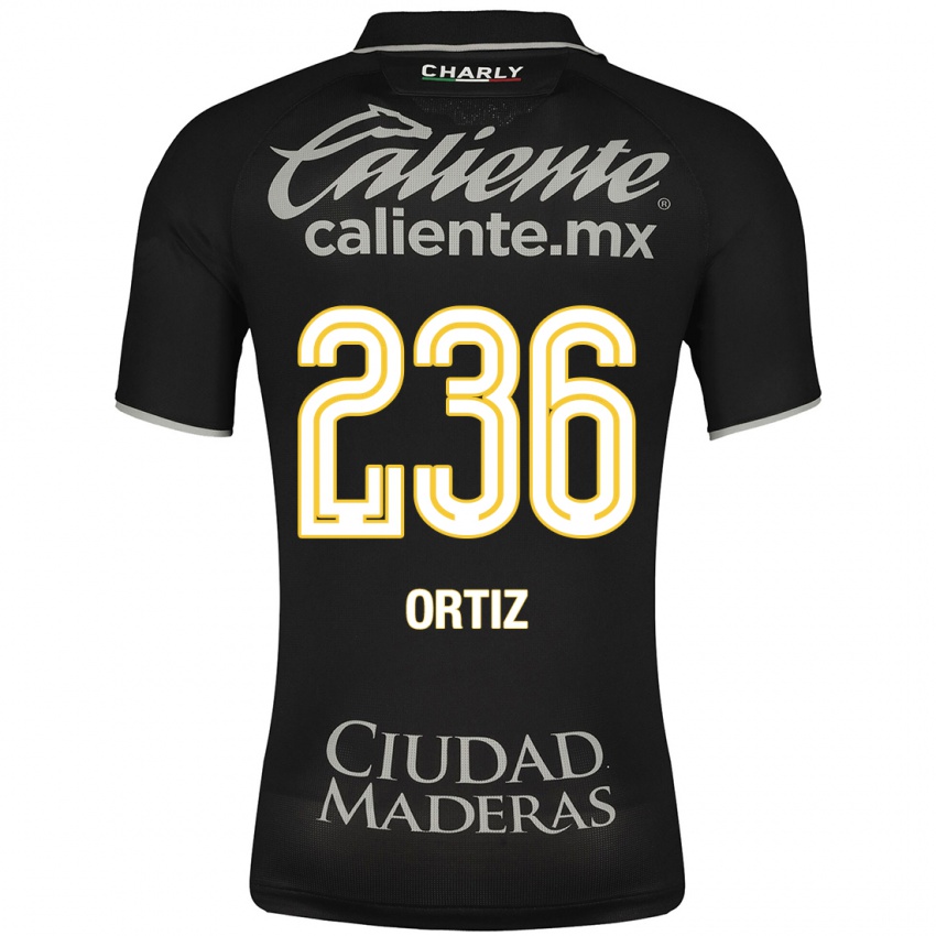 Criança Camisola Youssef Ortiz #236 Preto Alternativa 2023/24 Camisa