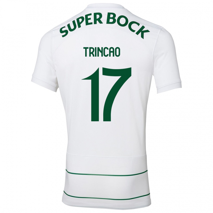 Criança Camisola Trincão #17 Branco Alternativa 2023/24 Camisa