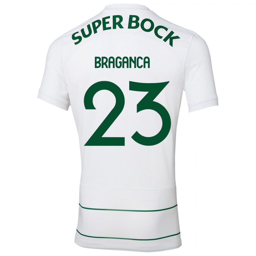 Criança Camisola Daniel Bragança #23 Branco Alternativa 2023/24 Camisa