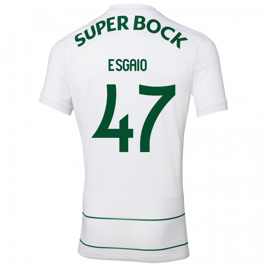 Criança Camisola Ricardo Esgaio #47 Branco Alternativa 2023/24 Camisa