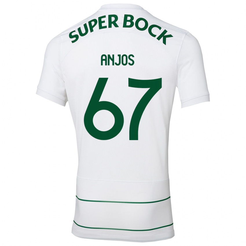 Criança Camisola Lucas Anjos #67 Branco Alternativa 2023/24 Camisa