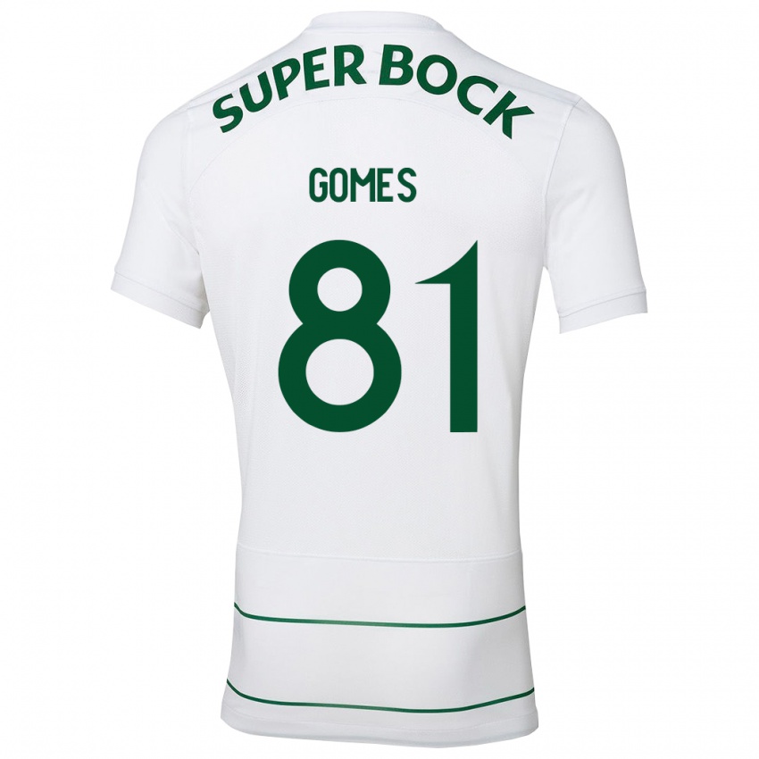 Criança Camisola Salvador Gomes #81 Branco Alternativa 2023/24 Camisa