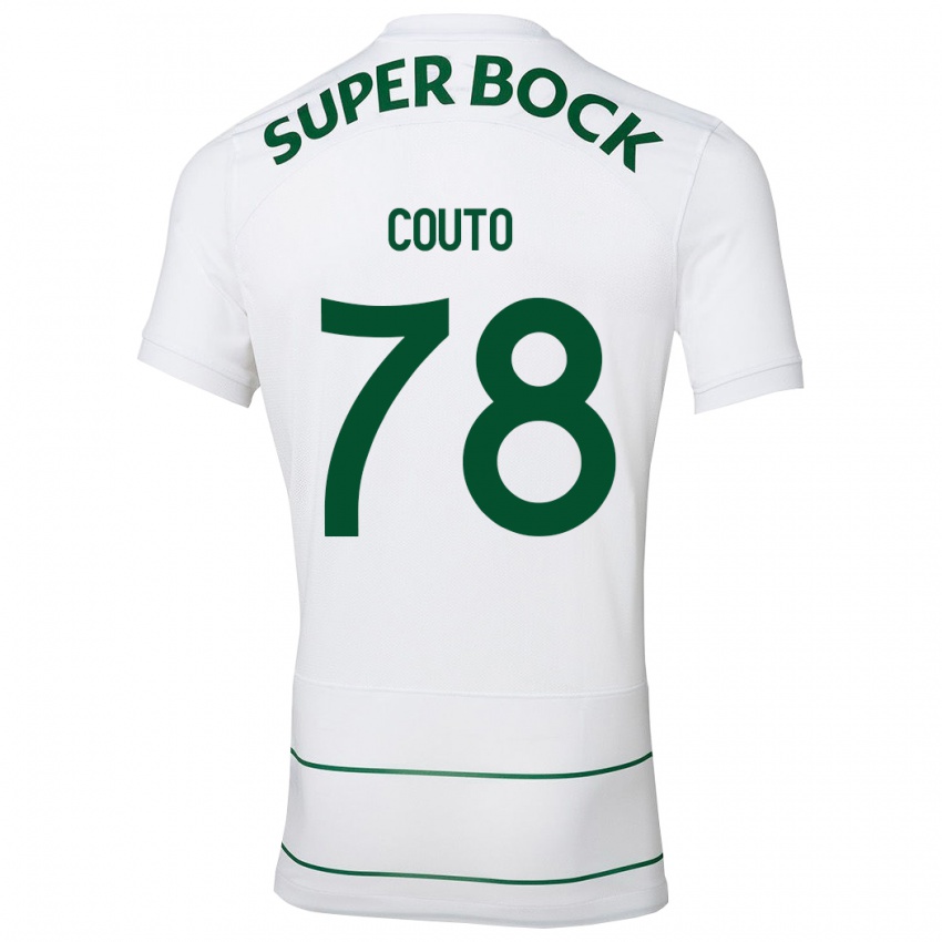 Criança Camisola Mauro Couto #78 Branco Alternativa 2023/24 Camisa