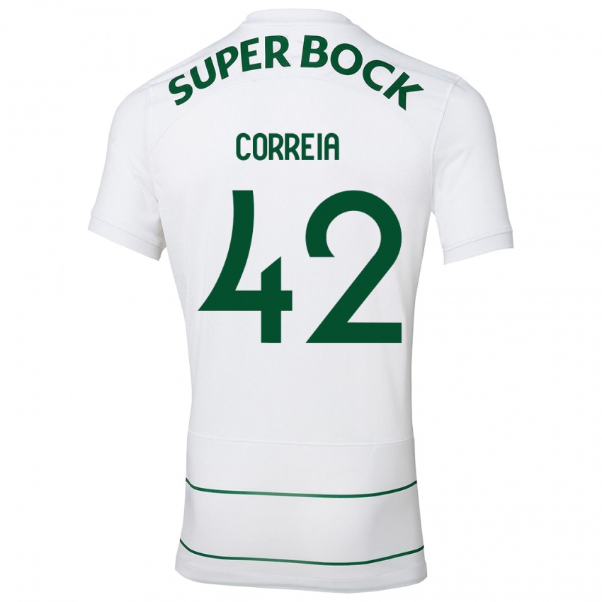 Criança Camisola Leonete Maísa Nozerand Correia #42 Branco Alternativa 2023/24 Camisa