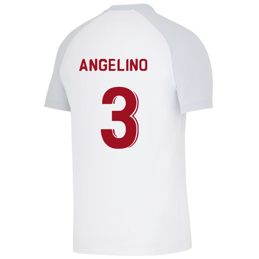 Criança Camisola Angelino #3 Branco Alternativa 2023/24 Camisa