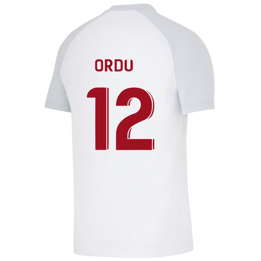 Criança Camisola Atakan Ordu #12 Branco Alternativa 2023/24 Camisa