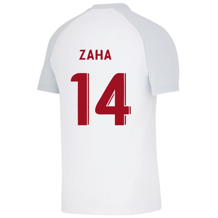 Criança Camisola Wilfried Zaha #14 Branco Alternativa 2023/24 Camisa