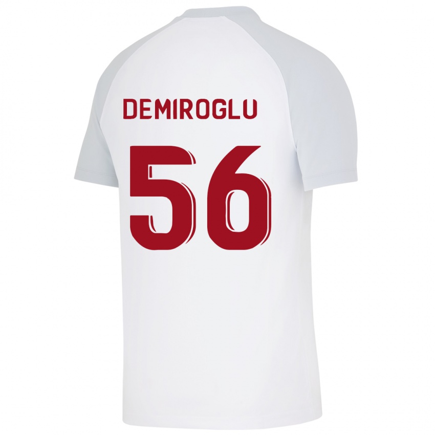Criança Camisola Baran Demiroğlu #56 Branco Alternativa 2023/24 Camisa