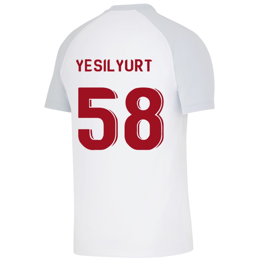 Criança Camisola Ali Yeşilyurt #58 Branco Alternativa 2023/24 Camisa