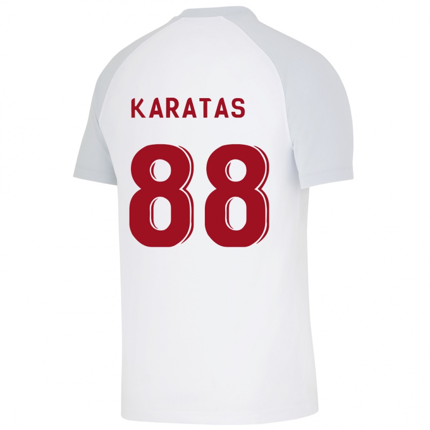 Criança Camisola Kazımcan Karataş #88 Branco Alternativa 2023/24 Camisa