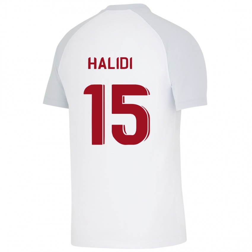 Criança Camisola Isa Halidi #15 Branco Alternativa 2023/24 Camisa