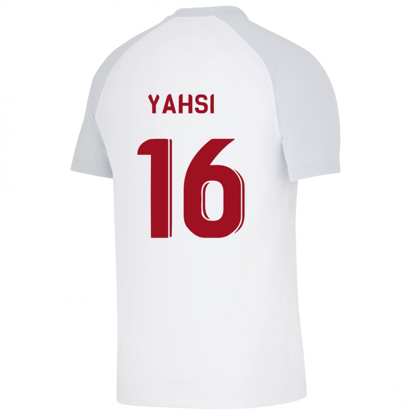 Criança Camisola Ismail Yahsi #16 Branco Alternativa 2023/24 Camisa