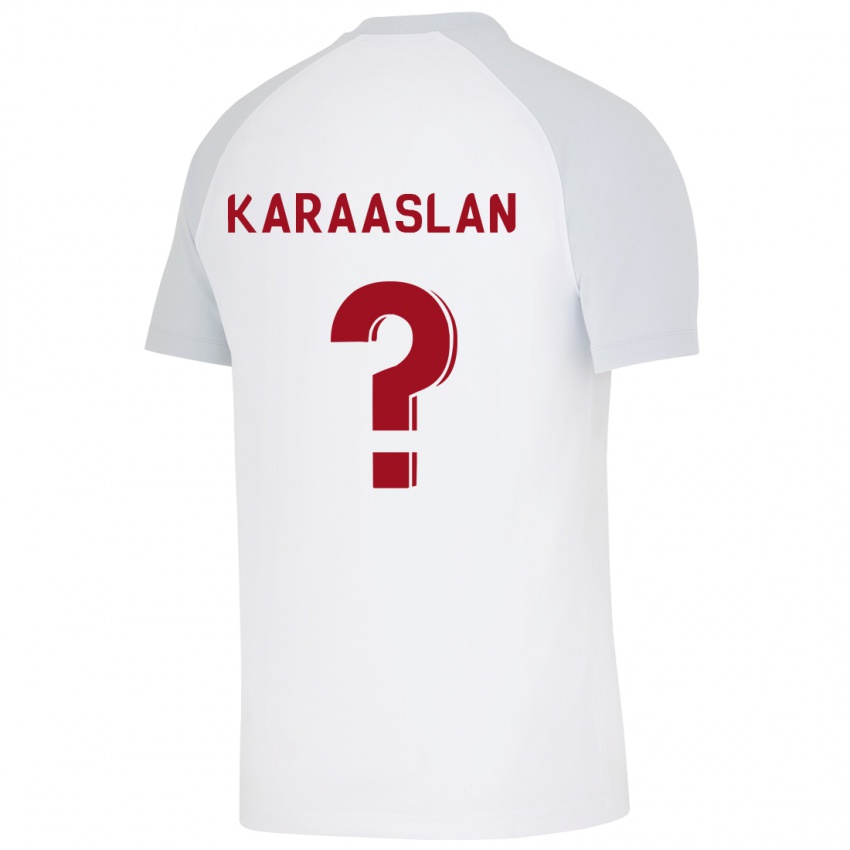 Criança Camisola Ahmet Kerem Karaaslan #0 Branco Alternativa 2023/24 Camisa