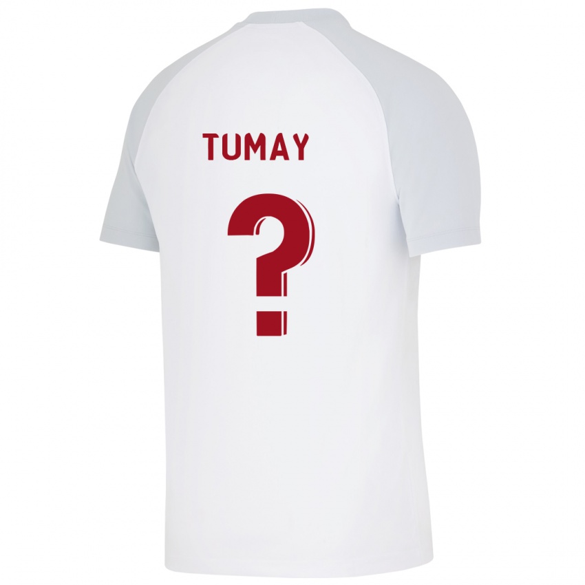 Criança Camisola Mustafa Kürsat Tümay #0 Branco Alternativa 2023/24 Camisa