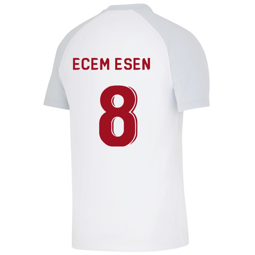 Criança Camisola Emine Ecem Esen #8 Branco Alternativa 2023/24 Camisa