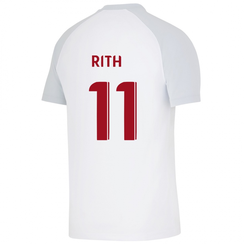 Criança Camisola Monique Rith #11 Branco Alternativa 2023/24 Camisa