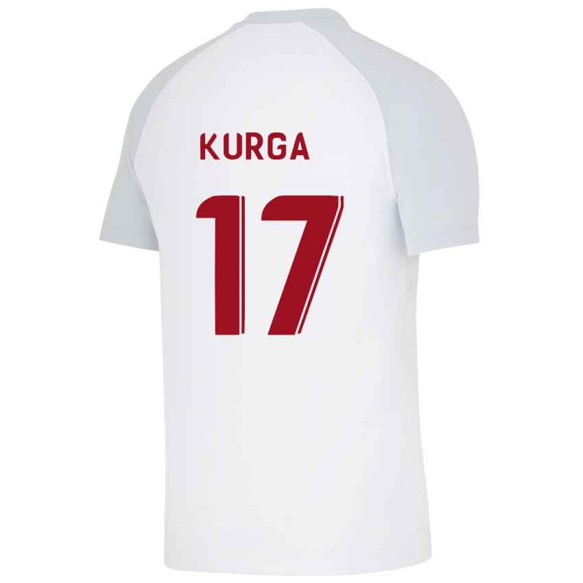 Criança Camisola Handan Kurğa #17 Branco Alternativa 2023/24 Camisa