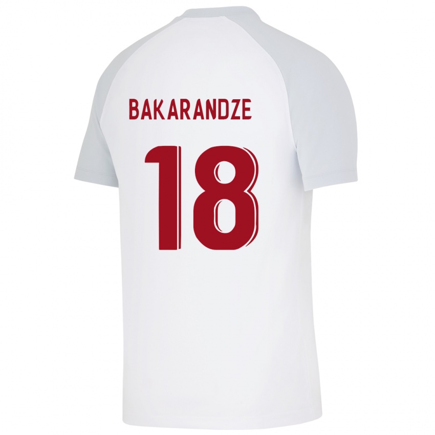 Criança Camisola Kristina Bakarandze #18 Branco Alternativa 2023/24 Camisa