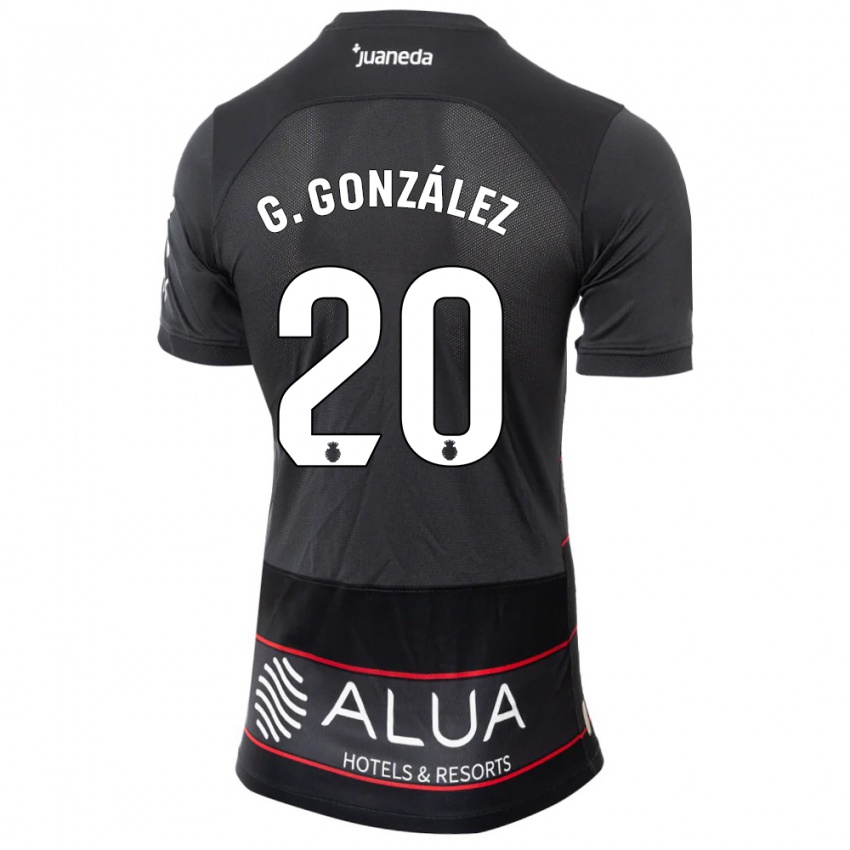 Criança Camisola Giovanni González #20 Preto Alternativa 2023/24 Camisa