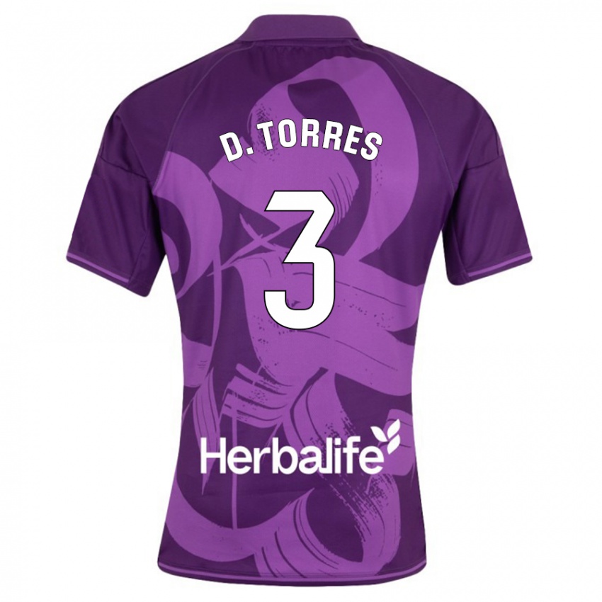 Criança Camisola David Torres #3 Tolet Alternativa 2023/24 Camisa