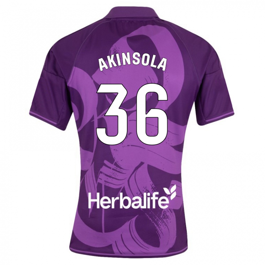 Criança Camisola Tunde Akinsola #36 Tolet Alternativa 2023/24 Camisa