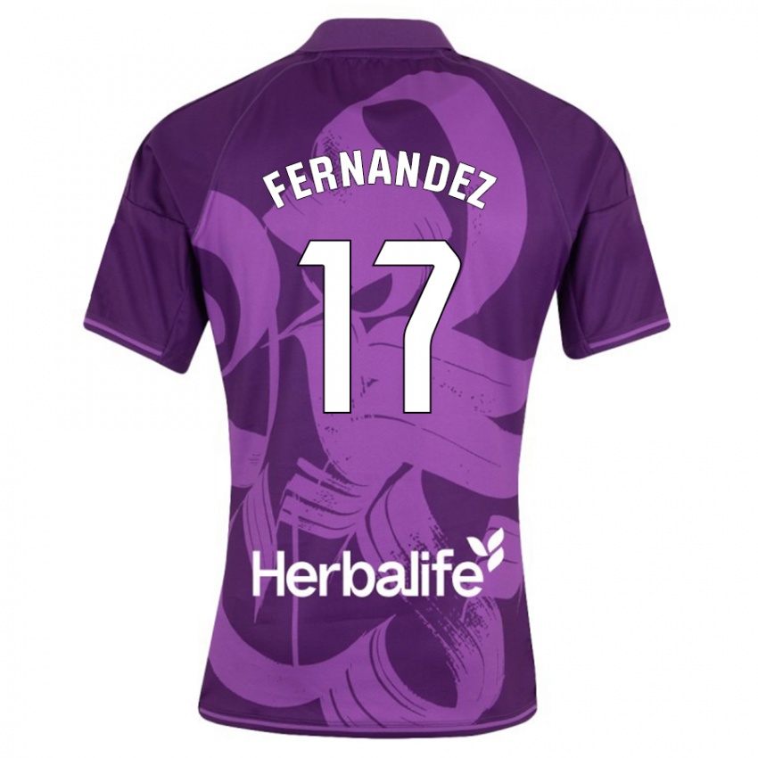 Criança Camisola Dani Fernández #17 Tolet Alternativa 2023/24 Camisa