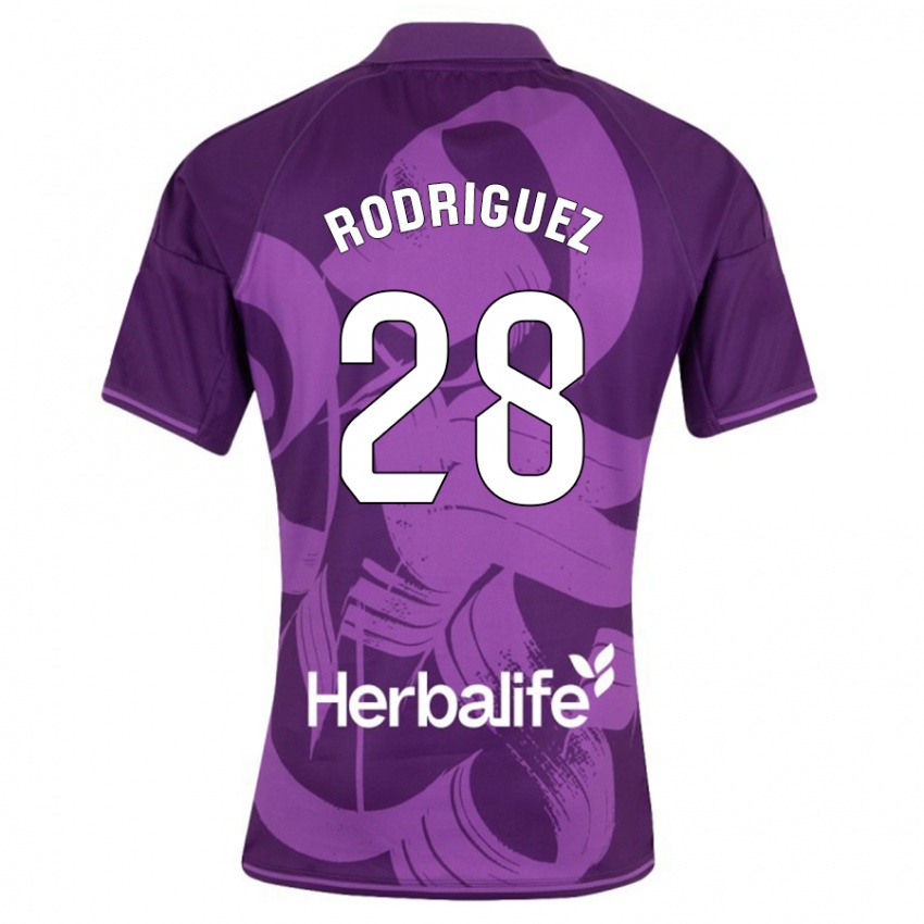 Criança Camisola Yago Rodríguez #28 Tolet Alternativa 2023/24 Camisa