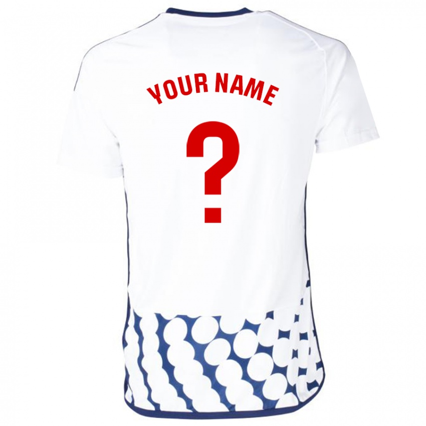 Criança Camisola Seu Nome #0 Branco Alternativa 2023/24 Camisa