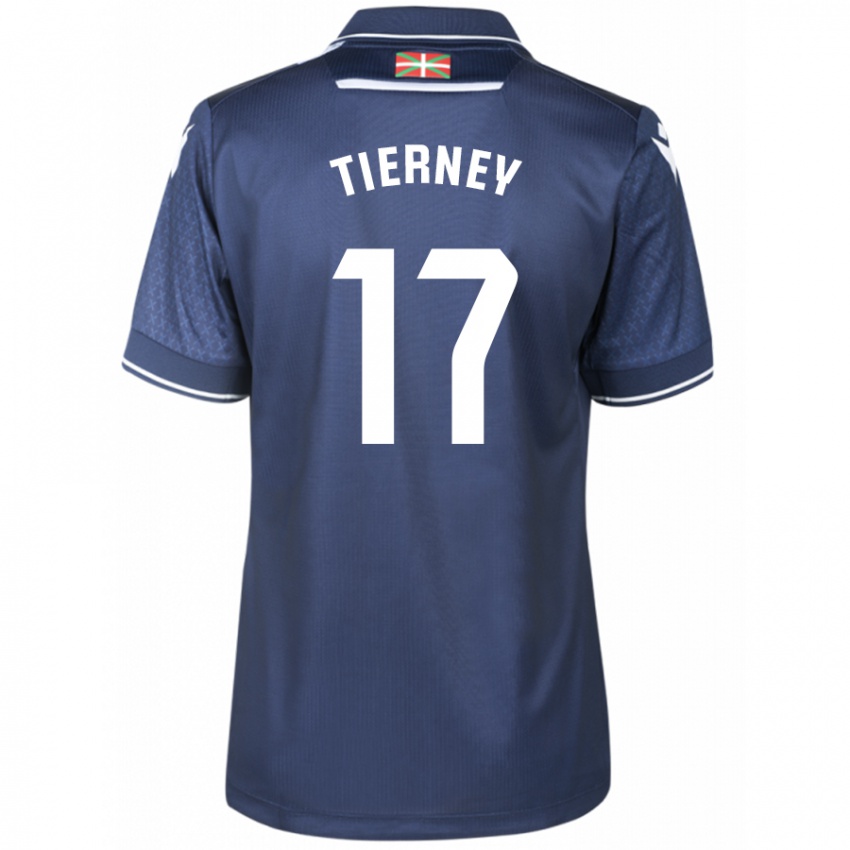 Criança Camisola Kieran Tierney #17 Marinha Alternativa 2023/24 Camisa