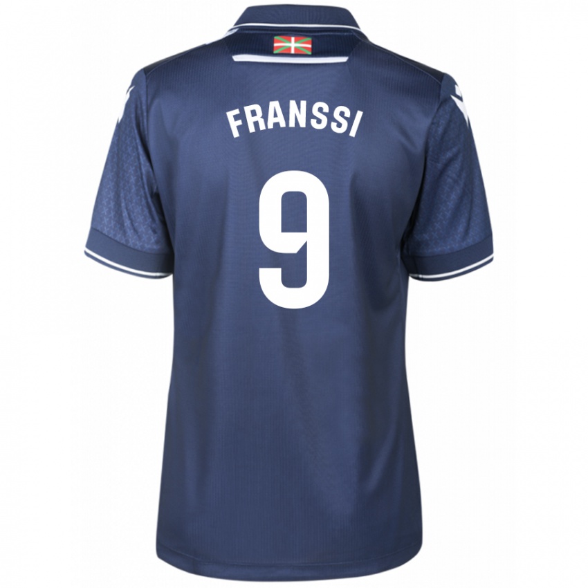 Criança Camisola Sanni Maija Franssi #9 Marinha Alternativa 2023/24 Camisa