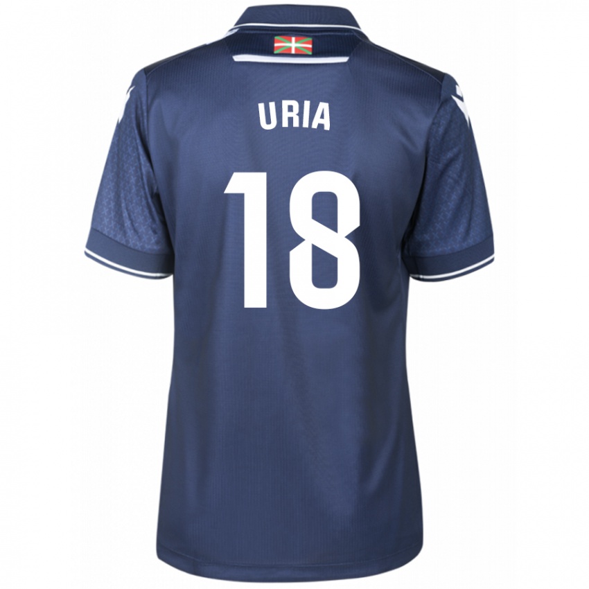 Criança Camisola Mirari Uria Gabilondo #18 Marinha Alternativa 2023/24 Camisa