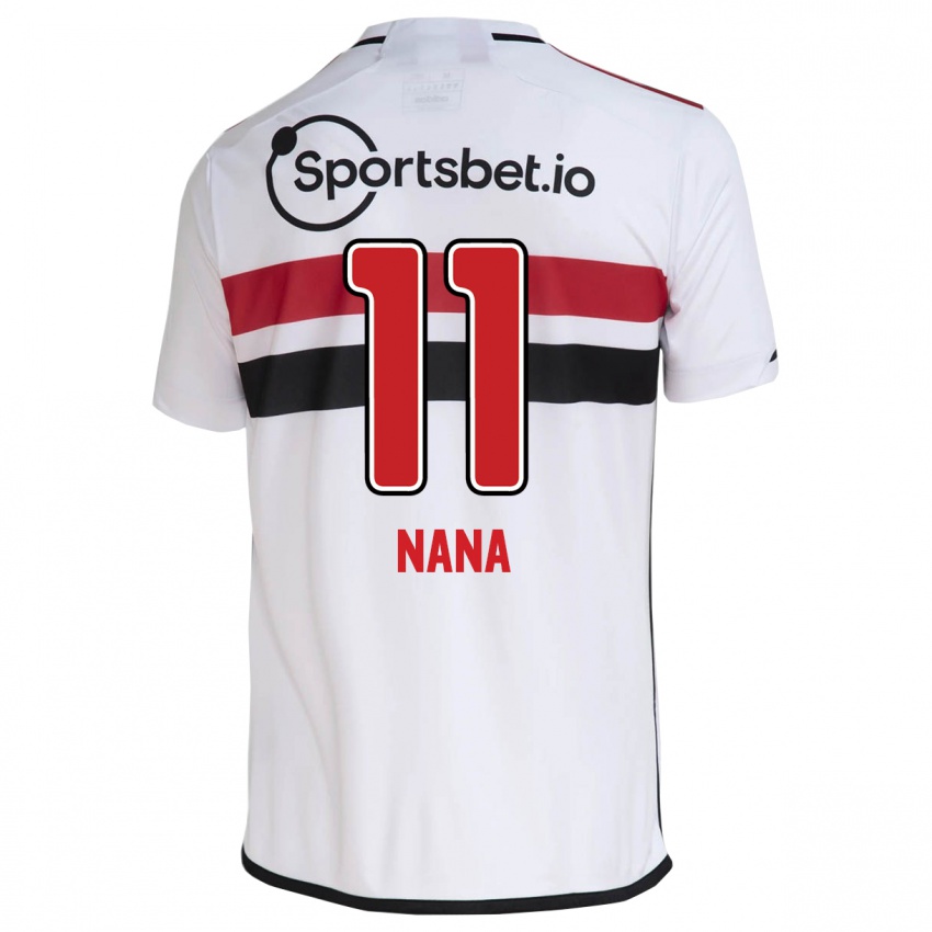 Homem Camisola Nana #11 Branco Principal 2023/24 Camisa