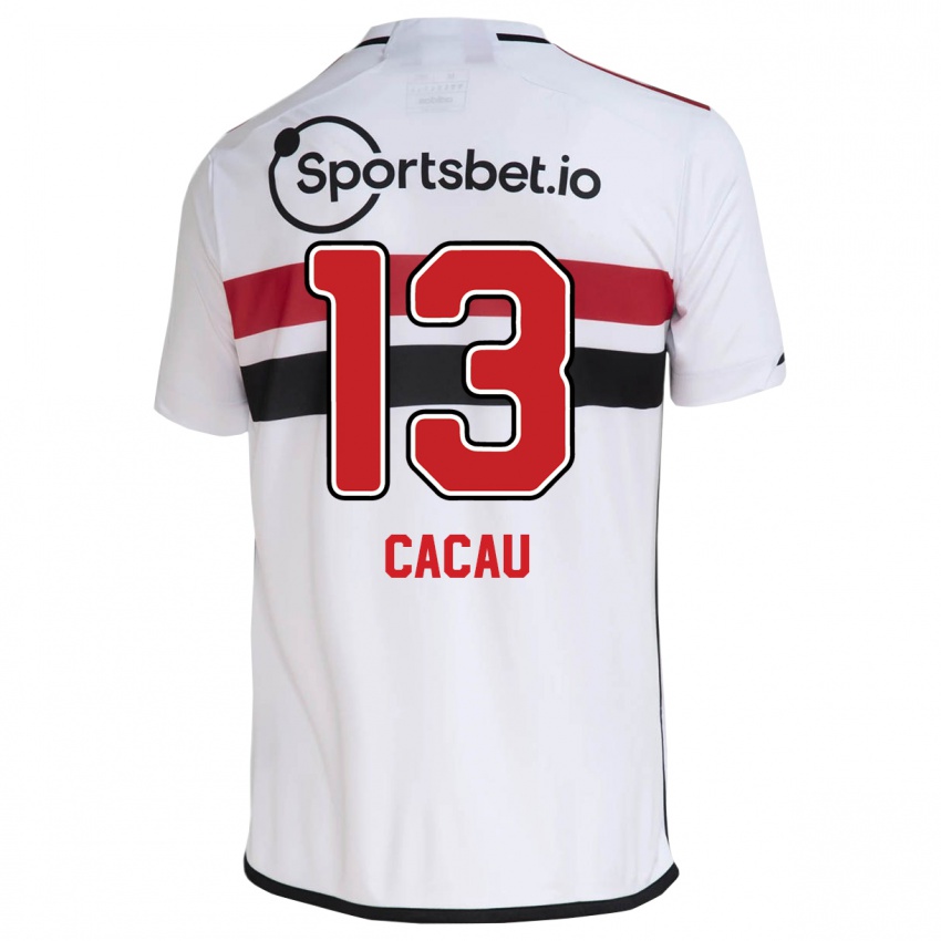 Homem Camisola Cacau #13 Branco Principal 2023/24 Camisa