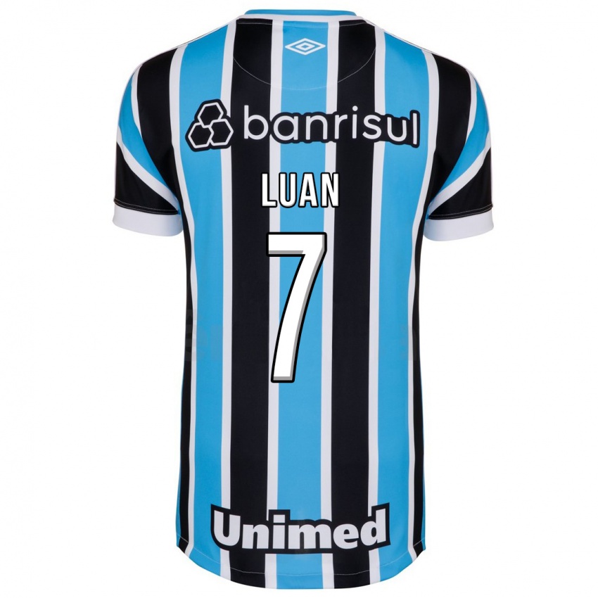 Homem Camisola Luan #7 Azul Principal 2023/24 Camisa