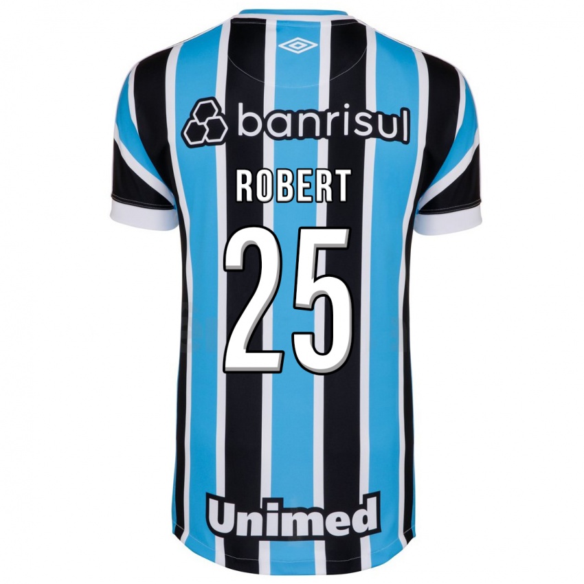 Homem Camisola Jhonata Robert #25 Azul Principal 2023/24 Camisa