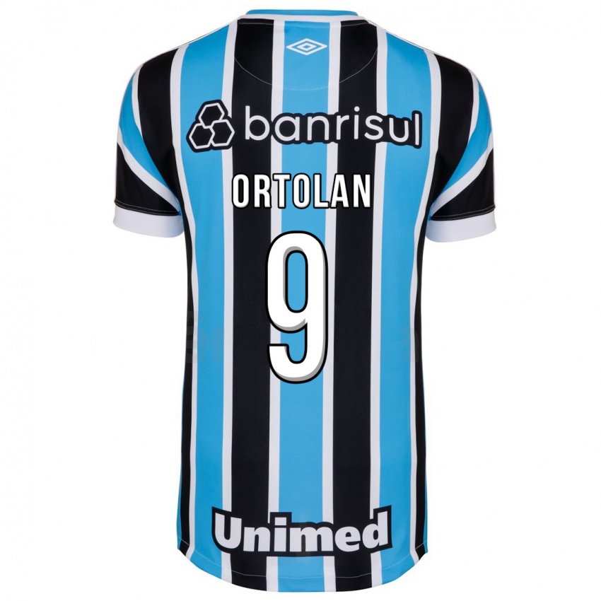 Homem Camisola Dani Ortolan #9 Azul Principal 2023/24 Camisa