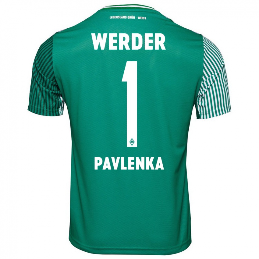 Homem Camisola Jiri Pavlenka #1 Verde Principal 2023/24 Camisa