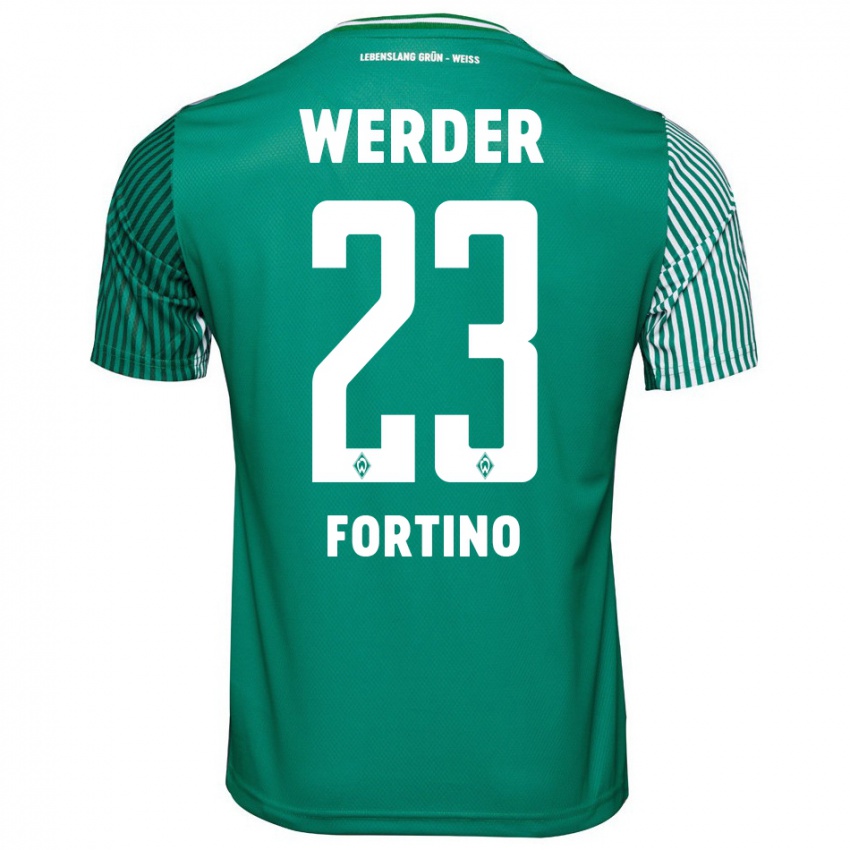 Homem Camisola Pierro Miguel Fortino #23 Verde Principal 2023/24 Camisa