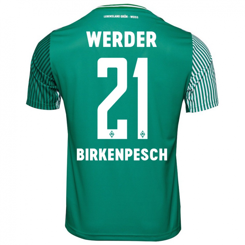 Homem Camisola Noah Birkenpesch #21 Verde Principal 2023/24 Camisa