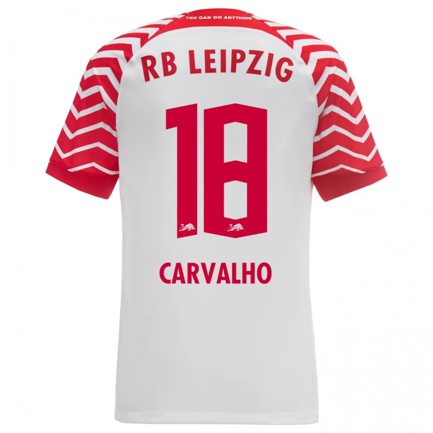 Homem Camisola Fabio Carvalho #18 Branco Principal 2023/24 Camisa