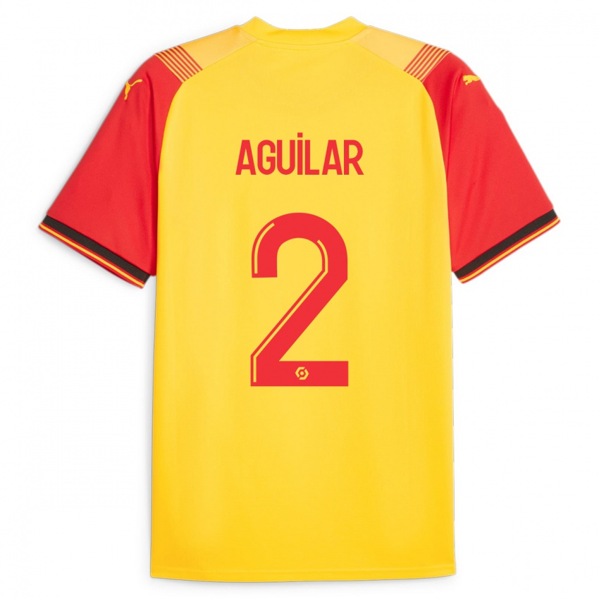 Homem Camisola Ruben Aguilar #2 Amarelo Principal 2023/24 Camisa