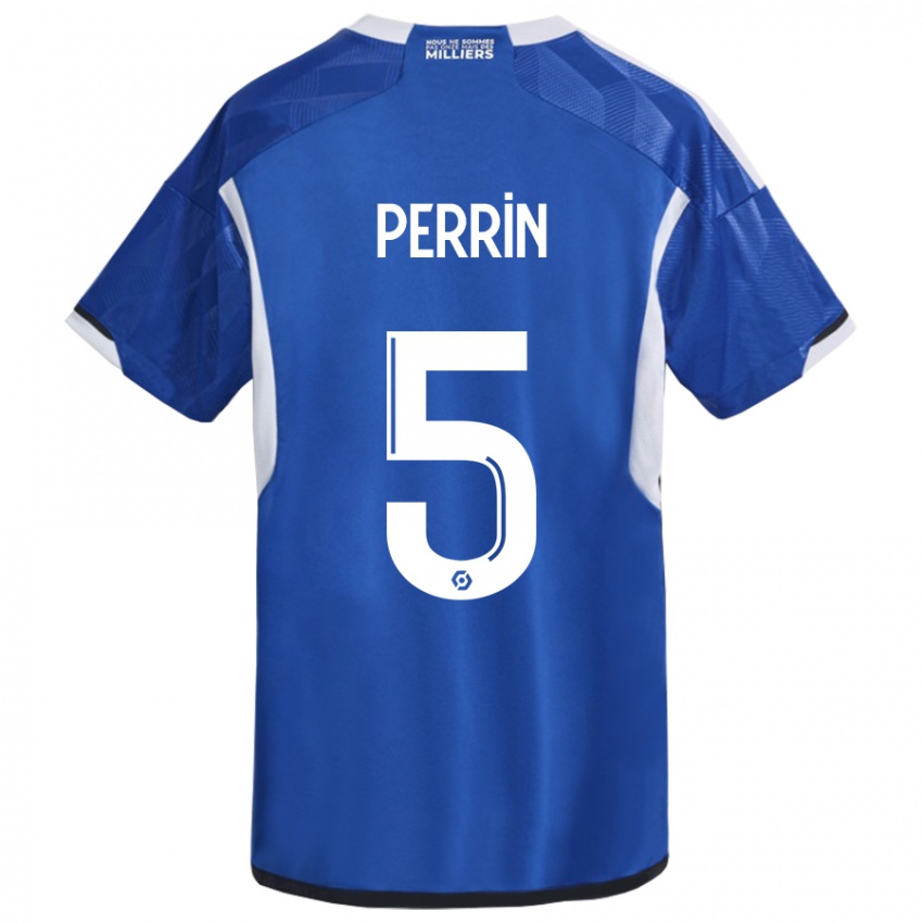 Homem Camisola Lucas Perrin #5 Azul Principal 2023/24 Camisa
