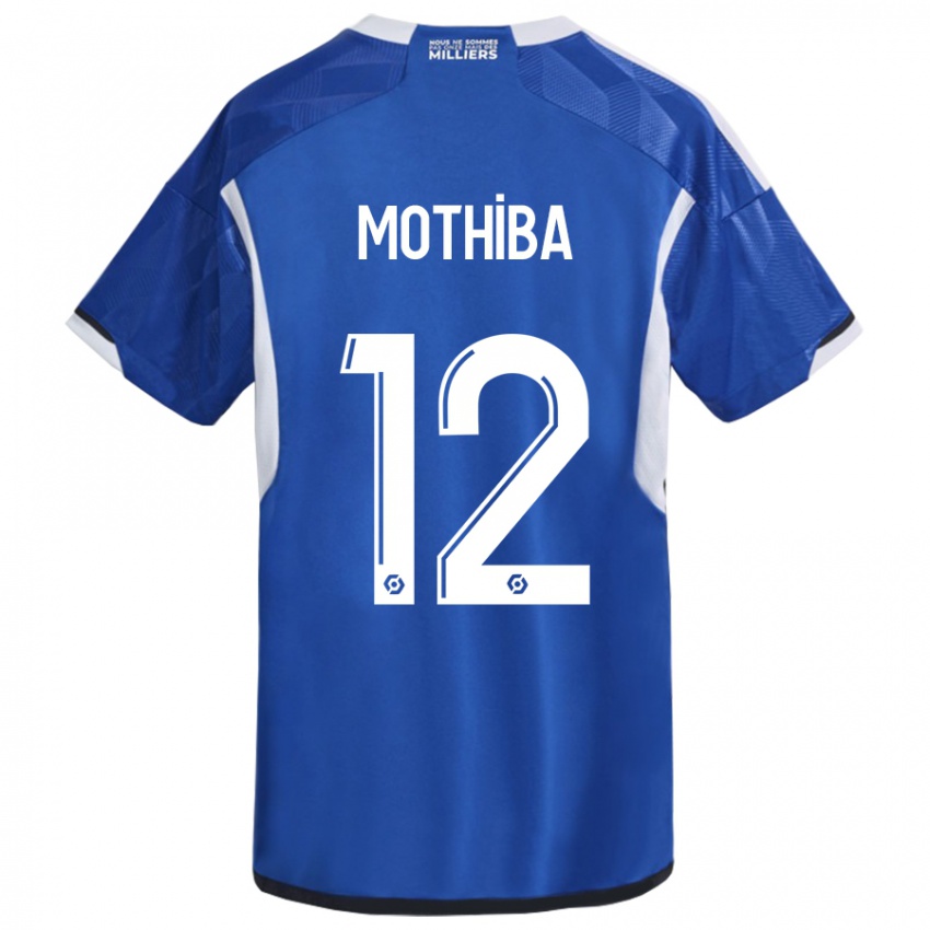 Homem Camisola Lebo Mothiba #12 Azul Principal 2023/24 Camisa