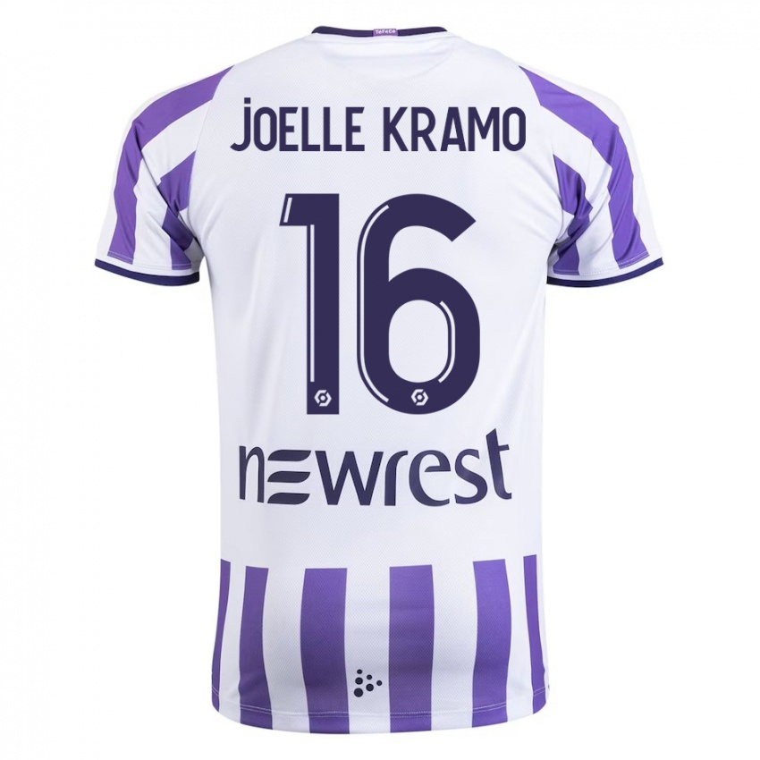 Homem Camisola Marie Joelle Kramo #16 Branco Principal 2023/24 Camisa