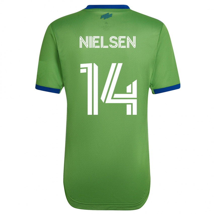 Homem Camisola Taylor Nielsen #14 Verde Principal 2023/24 Camisa