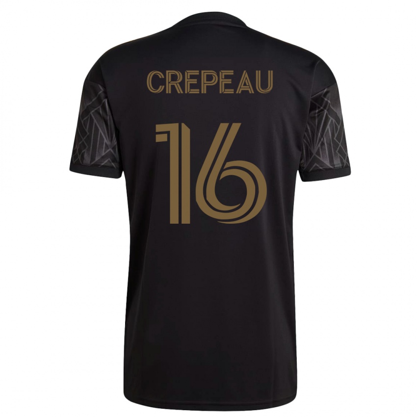 Homem Camisola Maxime Crépeau #16 Preto Principal 2023/24 Camisa