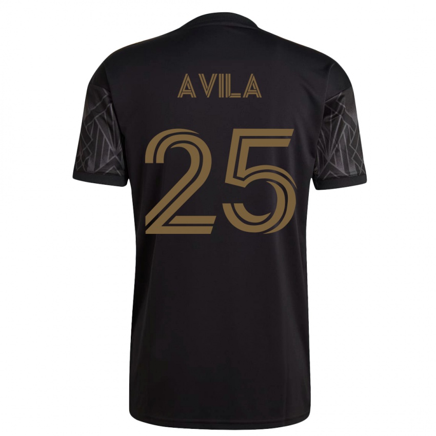 Homem Camisola Armando Avila #25 Preto Principal 2023/24 Camisa