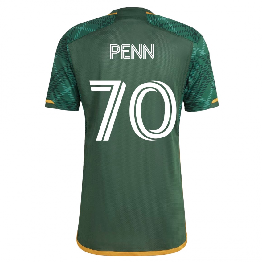Homem Camisola Josh Penn #70 Verde Principal 2023/24 Camisa
