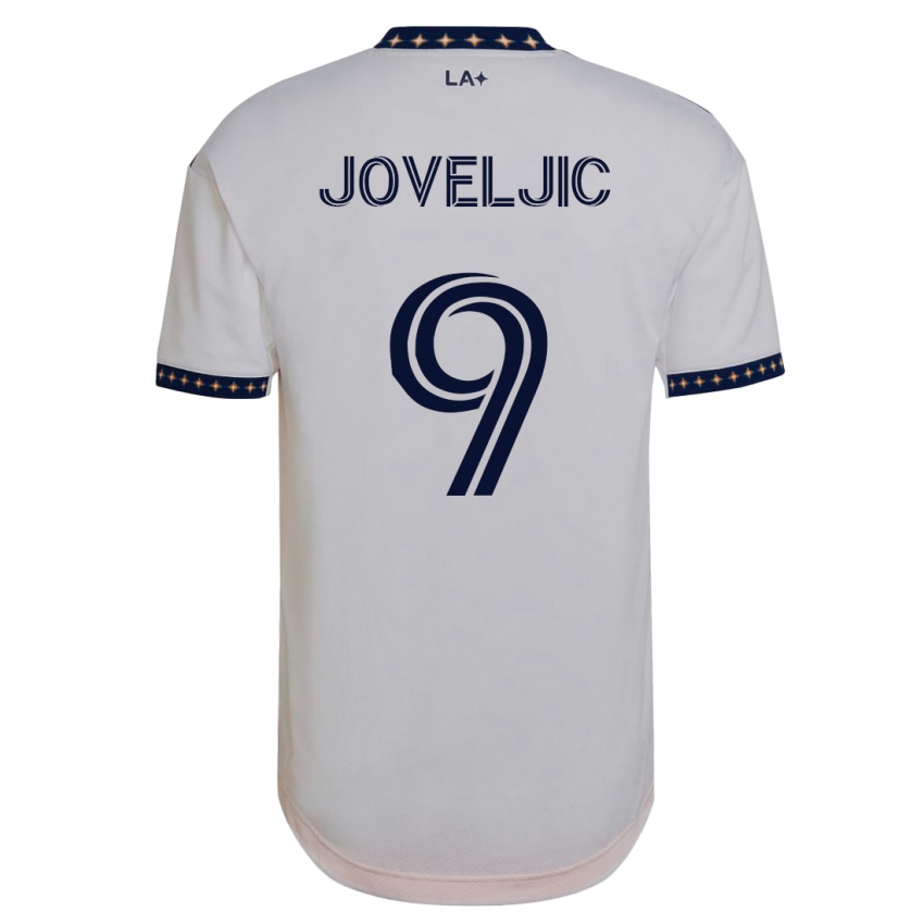 Homem Camisola Dejan Joveljic #9 Branco Principal 2023/24 Camisa